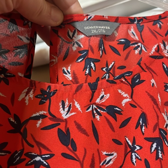 Denver Hayes Blouse 2X - Picture 3 of 3